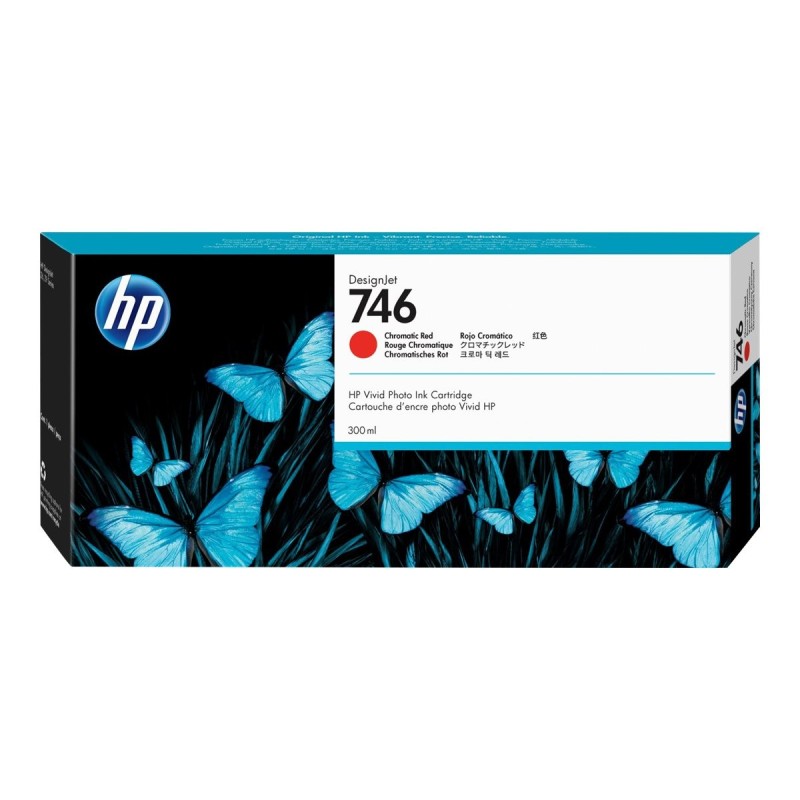 HP 746 - Cartouche d'impression rouge 300ml (P2V81A)