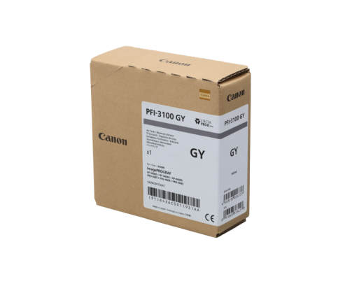 Canon PFI-3100 GY - Cartouche d'impression grise 160ml