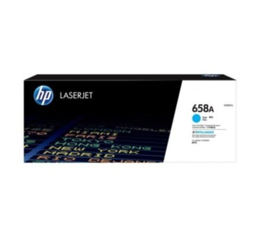 HP 658A - W2001A - cartouche de toner cyan (Jusqu'à 6000 pages)