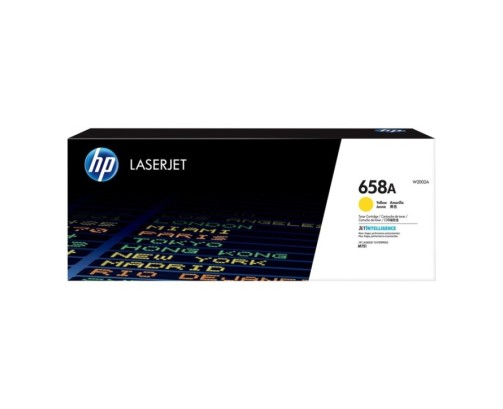 HP 658A - W2002A - cartouche de toner jaune (Jusqu'à 6000 pages)