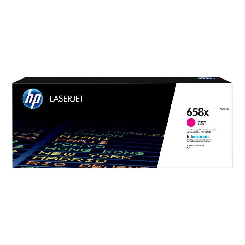 HP 658X - W2003X - cartouche de toner magenta (Jusqu'à 28000 pages)