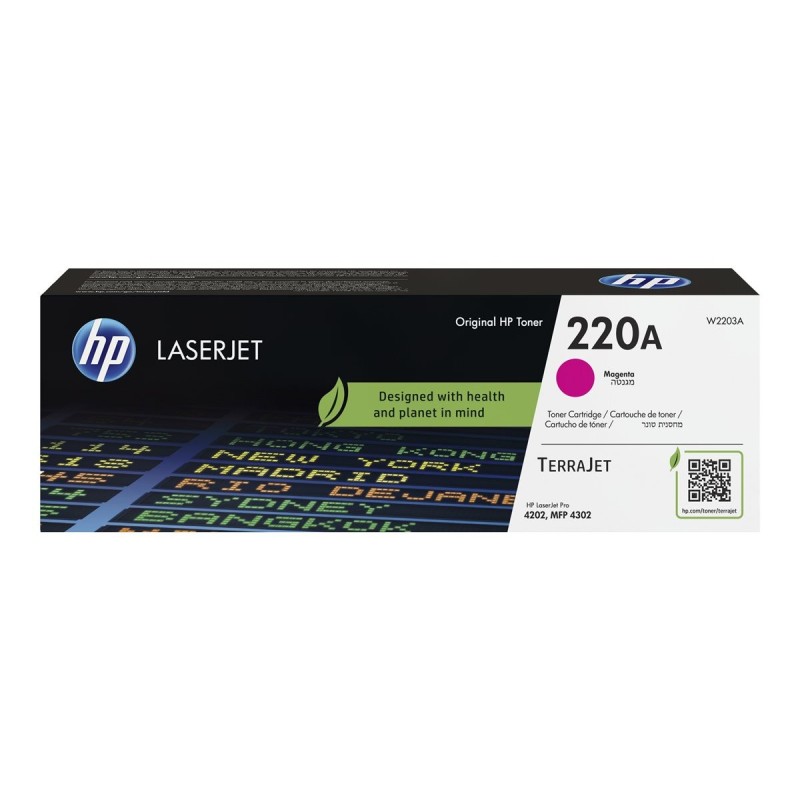 HP 220A - W2203A - cartouche de toner magenta (Jusqu'à 1800 pages)