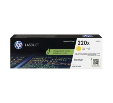 HP 220X - W2202X - cartouche de toner jaune (Jusqu'à 5500 pages)