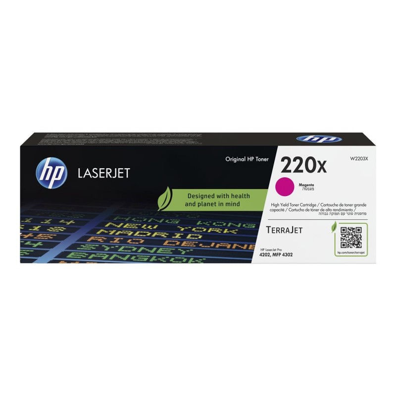 HP 220X - W2203X - cartouche de toner magenta (Jusqu'à 5500 pages)